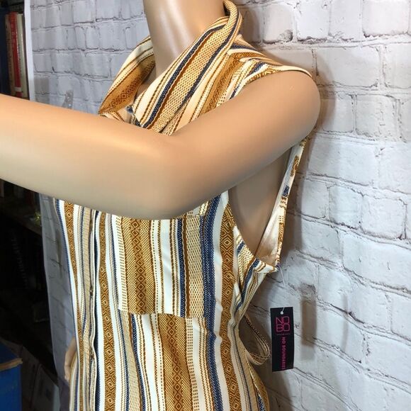 No Boundaries Sleeveless Striped Shirt Dre… - Picture 4 of 10
